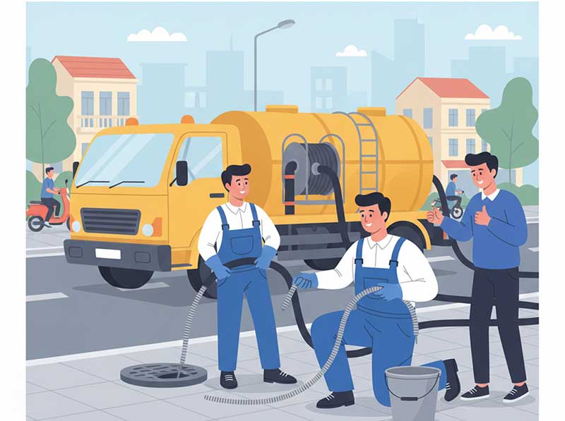 Quy trình hút bể phốt tại Hoàng Mai chuẩn kỹ thuật3